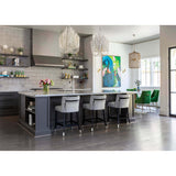 Hart Counter Stool, Grey - Furniture - Dining - High Fashion Home