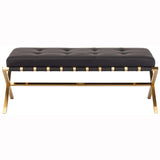 Auguste Bench, Black - Furniture - Dining - High Fashion Home