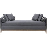 Mercury Double Chaise, Charcoal - Furniture - Sofas - High Fashion Home