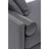 Mercury Double Chaise, Charcoal - Furniture - Sofas - High Fashion Home