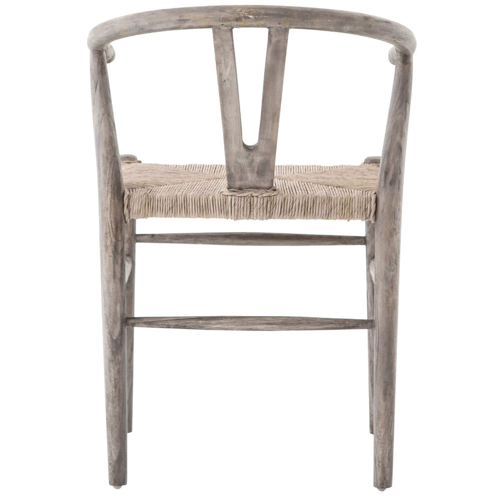 Muestra Dining Chair Weathered Grey Set of 2 High Fashion Home