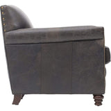 Old Saddle Crocodile Leather Club Chair - Modern Furniture - Accent Chairs - High Fashion Home