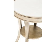 Round Mirror Accent Table - Furniture - Accent Tables - High Fashion Home