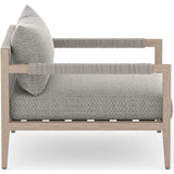 Sherwood Outdoor Chair, Faye Ash/Washed Brown - Modern Furniture - Accent Chairs - High Fashion Home
