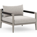 Sherwood Outdoor Chair, Stone Grey/Weatherd Grey - Furniture - Chairs - High Fashion Home