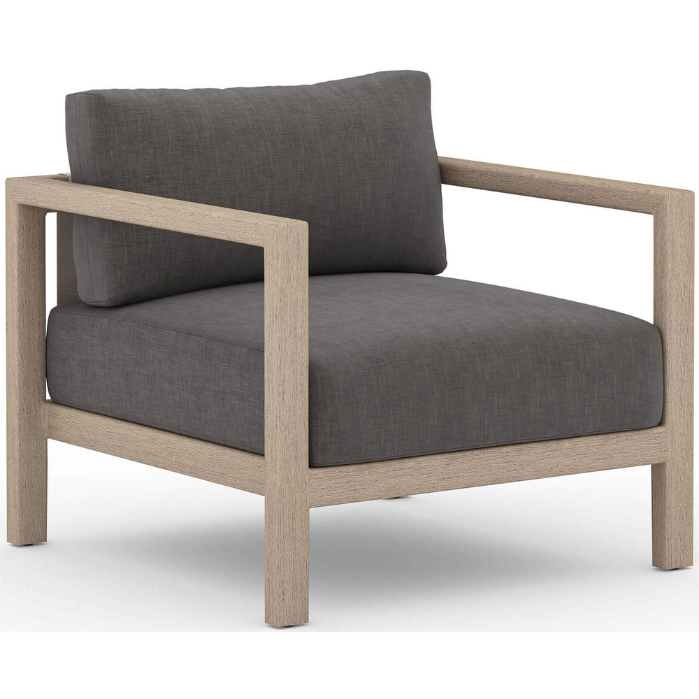 Sonoma Outdoor Chair, Charcoal/Washed Brown - Furniture - Chairs - High Fashion Home