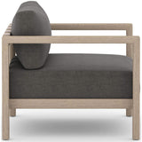 Sonoma Outdoor Chair, Charcoal/Washed Brown - Furniture - Chairs - High Fashion Home