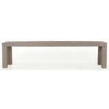 Sonora Outdoor Dining Bench, Weathered Grey - Furniture - Dining - High Fashion Home