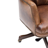 Theodore Executive Leather Office Chair - Furniture - Chairs - High Fashion Home