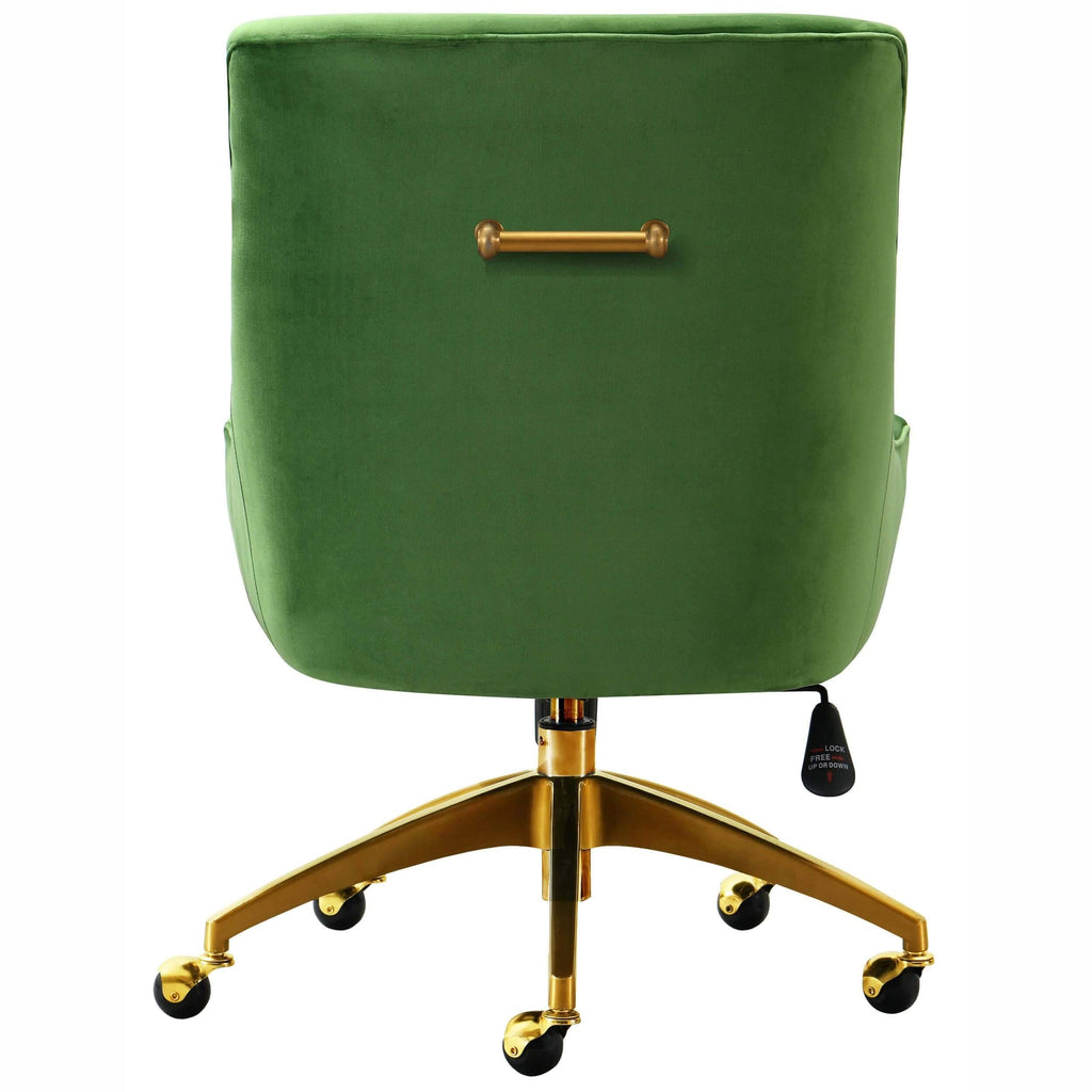 Beatrix Swivel Office Chair, Green High Fashion Home