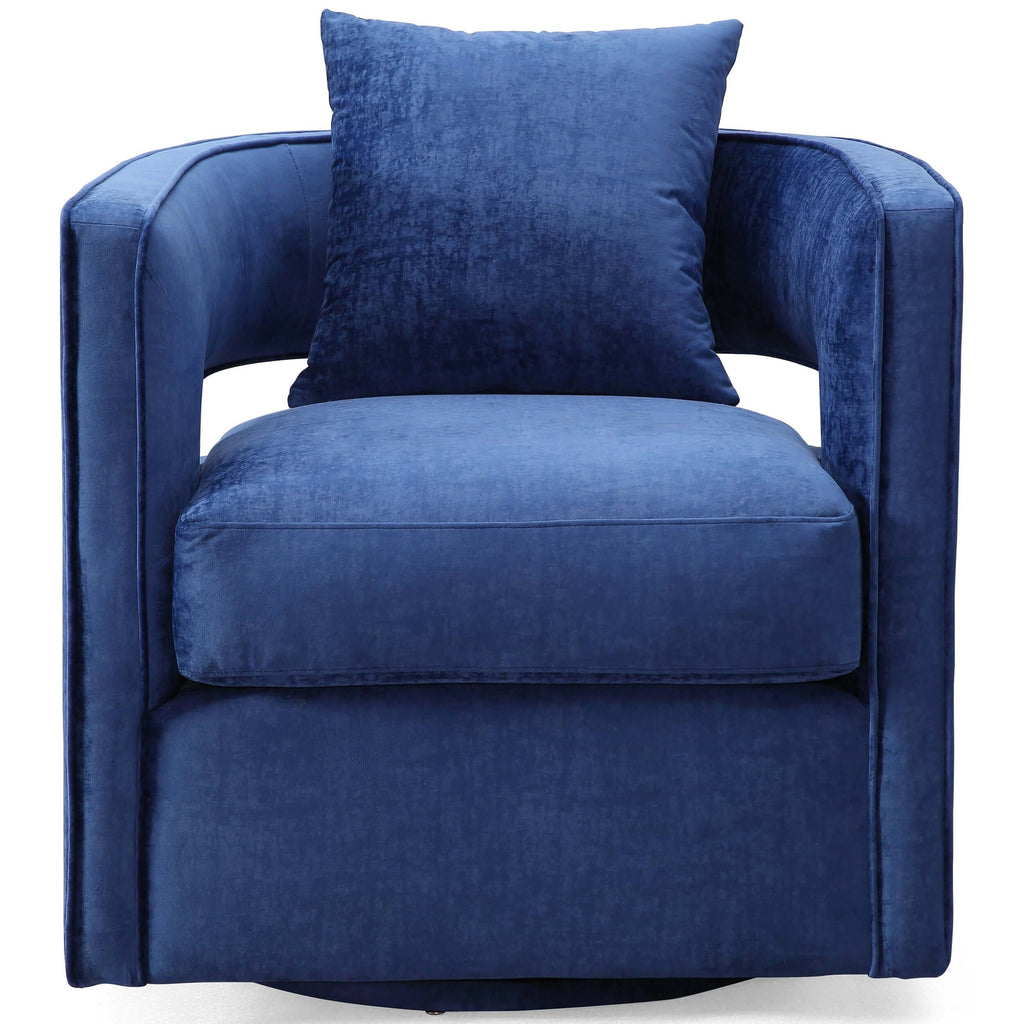 Kenneth Swivel Chair, Navy – High Fashion Home - Main Image