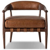 Dane Leather Chair, Sonoma Chestnut by Four Hands — FRT_1