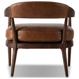 Dane Leather Chair, Sonoma Chestnut by Four Hands — BCK_1
