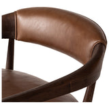 Dane Leather Chair, Sonoma Chestnut by Four Hands — DET_1