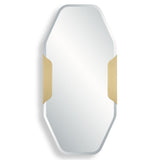 Makari Mirror, Antique Brass