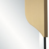 Makari Mirror, Antique Brass