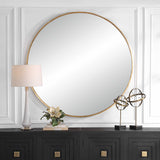 Junius Large Mirror, Gold-Accessories-High Fashion Home