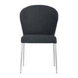 Oulu Dining Chair (Set of 4) Graphite-Furniture - Dining-High Fashion Home
