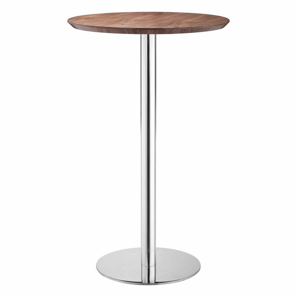 Bergen Bar Table, Walnut-Furniture - Accent Tables-High Fashion Home