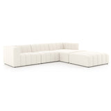 Langham Channeled 3-Piece Sectional w/Ottoman by Four Hands