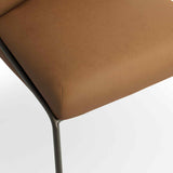 Astrud Leather Dining Chair, Maestro Camel, Set of 2 by Four Hands