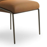 Astrud Leather Dining Chair, Maestro Camel, Set of 2 by Four Hands