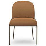 Astrud Leather Dining Chair, Maestro Camel, Set of 2 by Four Hands