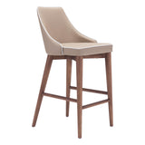 Moor Counter Stool, Beige-Furniture-High Fashion Home