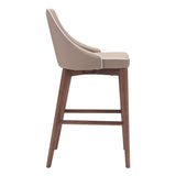Moor Counter Stool, Beige-Furniture-High Fashion Home