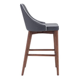 Moor Counter Stool, Dark Gray-Furniture-High Fashion Home