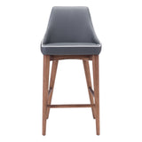 Moor Counter Stool, Dark Gray-Furniture-High Fashion Home