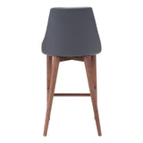 Moor Counter Stool, Dark Gray-Furniture-High Fashion Home