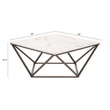 Tintern Coffee Table, White-Furniture - Accent Tables-High Fashion Home