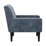 Frankfurt Armchair, Gray-Furniture - Chair-High Fashion Home
