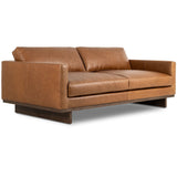 Everly Leather Sofa, Sonoma Chestnut by Four Hands
