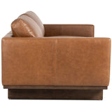 Everly Leather Sofa, Sonoma Chestnut by Four Hands