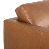 Everly Leather Sofa, Sonoma Chestnut by Four Hands