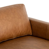 Everly Leather Sofa, Sonoma Chestnut by Four Hands