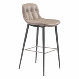Tangiers Bar Stool, Taupe, Set of 2-Furniture-High Fashion Home
