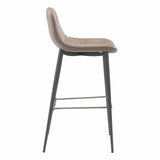 Tangiers Bar Stool, Taupe, Set of 2-Furniture-High Fashion Home