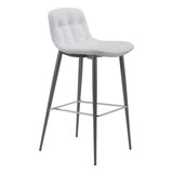 Tangiers Bar Stool, White, Set of 2-Furniture-High Fashion Home