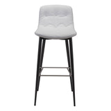 Tangiers Bar Stool, White, Set of 2-Furniture-High Fashion Home