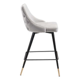 Piccolo Counter Stool, Gray-Furniture-High Fashion Home