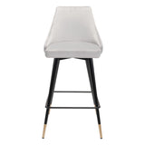 Piccolo Counter Stool, Gray-Furniture-High Fashion Home