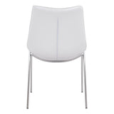 Magnus Dining Chair, White, Set of 2-Furniture - Dining-High Fashion Home