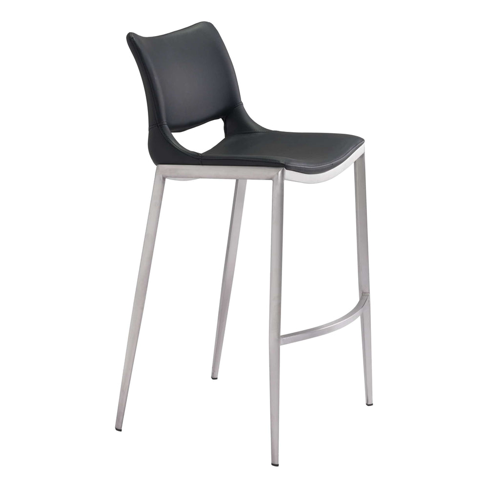 Ace Barstool, Black, Set of 2-Furniture-High Fashion Home