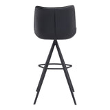 Aki Barstool, Black, Set of 2-Furniture-High Fashion Home