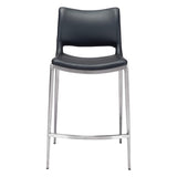 Ace Counter Stool, Black, Set of 2-Furniture-High Fashion Home