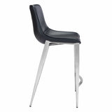 Magnus Counter Stool, Black, Set of 2-Furniture-High Fashion Home