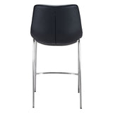 Magnus Counter Stool, Black, Set of 2-Furniture-High Fashion Home